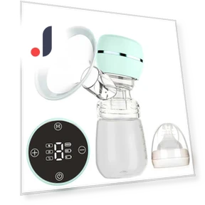 Silent Breast Milk Bottle with Integrated Smart Pump — Accessories, Senmao