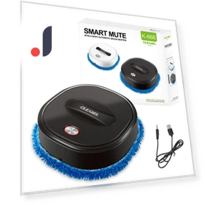 Smart Robot Vacuum for Sweeping and Wet Cleaning — Smart Cleaning Robots, Trendy Accessorie