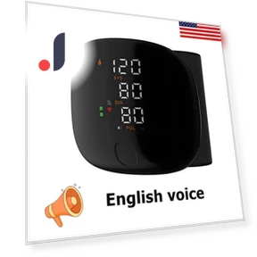 Smart Touch LED Wrist Blood Pressure Monitor — Blood Pressure Monitors, YJMP