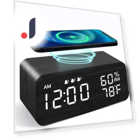 Smart Wooden Alarm Clock — Clocks, Fashionable bags