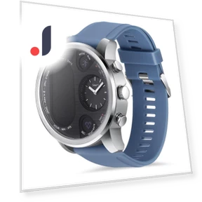 Smartwatch with Dual Time Display — Smartwatches, SCIONE