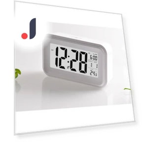 Touch Alarm Clock with Light Sensor — Alarm, Fashionable bags