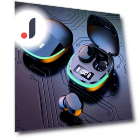 Wireless Earbuds with LED Display — In-Ear Headphones, Living style