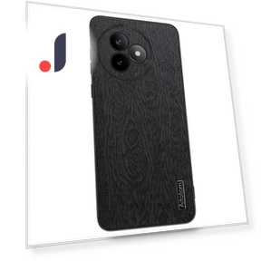 Wood Texture PU Leather Coated PC TPU Phone Cover — Phone Accessories, Smartwatch 2025