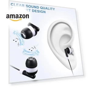 Bulk Earbuds with Wire — In-Ear Headphones, Konohan