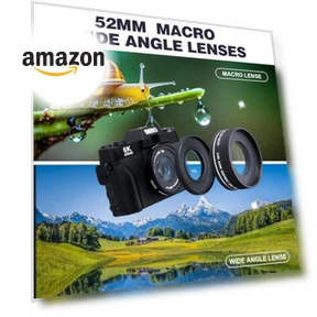 Digital Camera for Photography and Vlogging — Compact Digital Cameras, YAGPECL