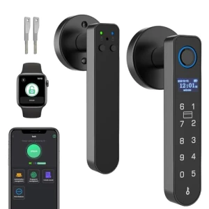 Fingerprint Handle Door Lock, eLinkSmart