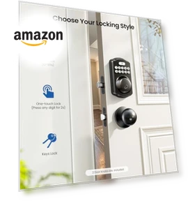 Keyless Entry Door Lock with Backlit Keypad — Keyless Entry, Veise