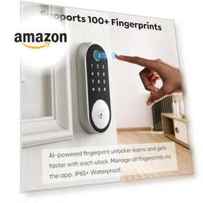 Keyless-Entry Fingerprint Deadbolt Smart Lock — Deadbolts, Sifely