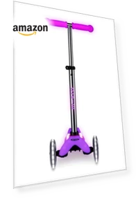 Mini Deluxe Glow Plus LED Scooter — Electric Vehicles, Micro