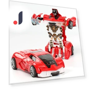 One-Press Deformation Car Toys — Construction Kits, Featured toys