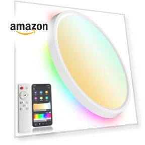 Smart Ceiling Light with Remote — Overhead Lighting, KYFGDLA