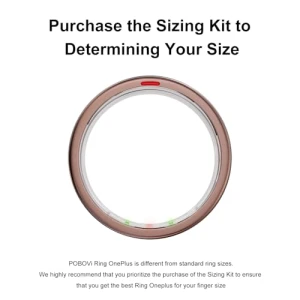 Ultra-Thin Titanium Smart Ring, POBOVi