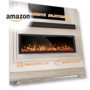Wide-Screen Electric Fireplace Inserts — Electric Heating Solutions, Tornivk