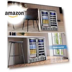 Dual Zone Beverage Cooler — Wine Storage Solutions, Velivi