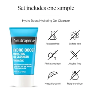 Hydro Boost Gel Cream & Hydrating Gel Cleanser Set, Neutrogena