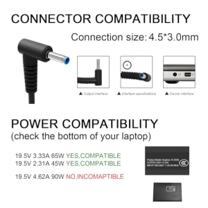 Laptop Power Adapter, HIBBO