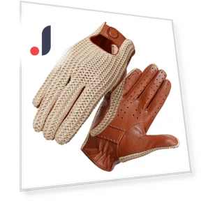 Men's Knitted Goat Leather Gloves with Touchscreen — Gloves, 3d printing machine