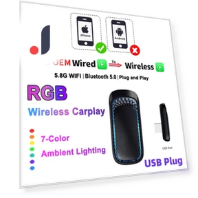 RGB Wireless Carplay Adapter — Car Accessories & Gadgets, icreative