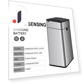 Smart Stainless Steel Trash Can Sensor — Kitchen Cans, Homedepot