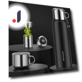 Smart Temperature Display Thermos — Travel Drinkware, Living Mall