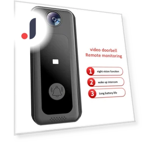 Smart Wireless Video Doorbell — Smart Home Security, Popular House