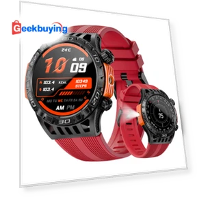 Smartwatch with Dual Flashlight — Smartwatches, LOKMAT