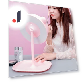 Three-Mode USB Charging Removable LED Cosmetic Mirror — Handheld, Makeup Kits