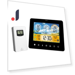 Weather Station with Remote Sensors and Touch Color Screen — Barometers, TOMTOP JMS