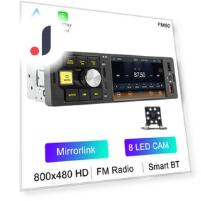 1 Din 4.1 Touch Screen Car Radio Receiver — Stereo Receivers, Auto Launcher