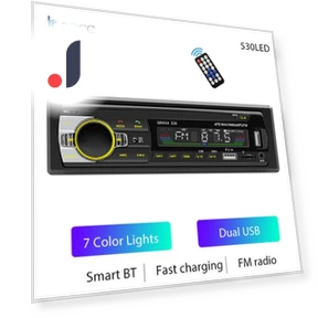 1 Din Car MP3 Player — FM Transmitters, Auto Launcher