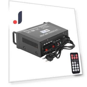 2-Channel Power Amplifier Mini Bluetooth USB FM Smart Digital — Portable Audio, Fishine