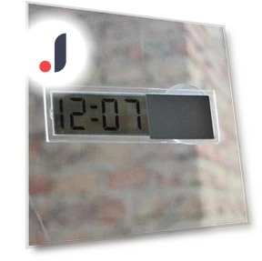 Automotive Glowing Electronic Clock and Thermometer — Clock, AI Supermarket