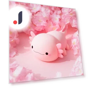 Cute Axolotl Night Light — Night Lights, DC-HOME Textile