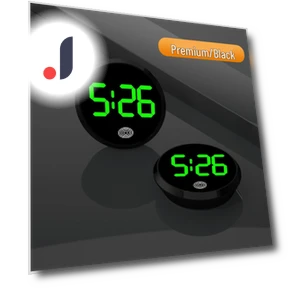 Elegant Glowing Electronic Car Dashboard Clock — Clock, the BAY