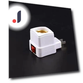 Energy-saving spiral bulb with switchable socket — Light Sockets, AI Supermarket