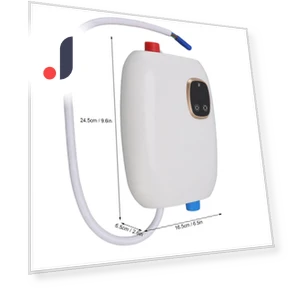Instant Water Heater with Touch Screen — Towel Warmers, Modern Home Furnishing