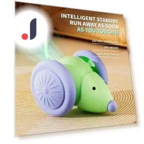 Interactive Pet Toy Electric Mouse Machine — Interactive Animal Companions, YJMP