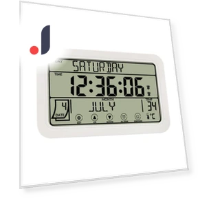 Large Digital Wall Clock with Touch Screen — Alarms & Clocks, DC-HOME-4