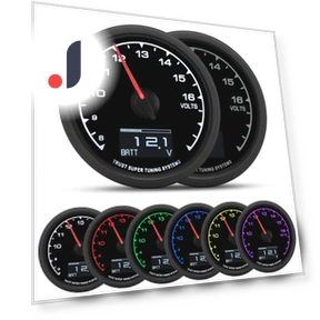 LCD Racing Car Gauge Set — Boost, Dream Garage