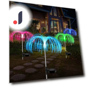 LED Solar Jellyfish Firework Light — Garden Illumination, AI Supermarket