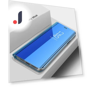 Magnetic Book Stand Smart Mirror PU Leather Flip Cover — Phone Accessories, Popular Phone Cases