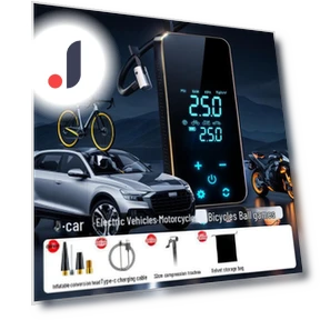Portable High-Power Digital Air Pump with Touch Screen — Inflation Devices, Apex Gear