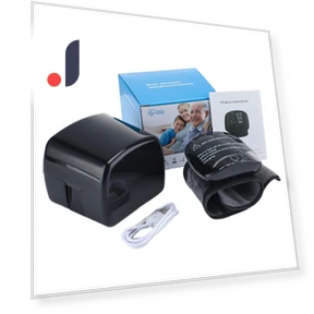 Rechargeable Wrist Blood Pressure Monitor — Arm & Wrist Wearables, Melsya