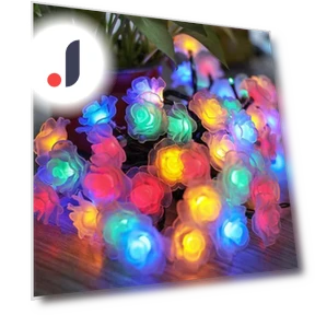 Romantic LED Rose String Lights — String Lights, AI Supermarket