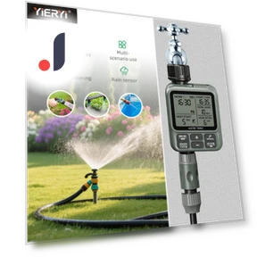Smart Digital Water Timer with Rain Sensor — Controllers, yieryi Garden Tools