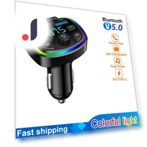 Smart LED Car FM Transmitter — Phone Accessories, NyPhoenix Auto