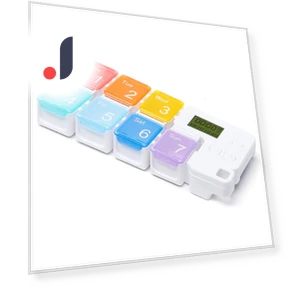 Smart Pill Organizer for 7 Days — Medication Accessories, Chic Home