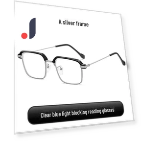 Smart Reading Glasses with Color-Changing Half-Frame — Smart Glasses, AI Supermarket