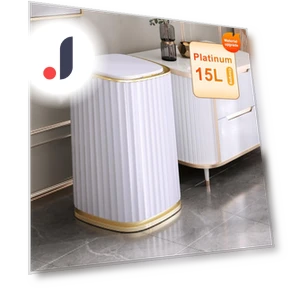Smart Trash Bin Sensor — Kitchen Cans, Simple and warm